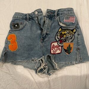 Top shop Jean shorts